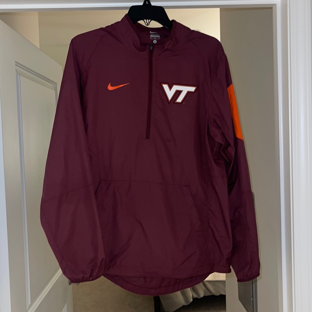 VT Nike Windbreaker Pullover Size Small
